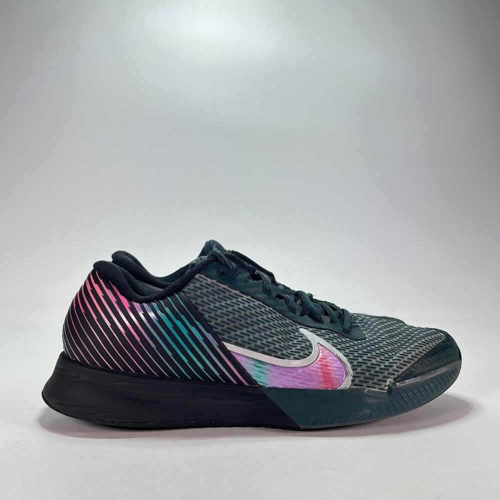 NikeCourt Air Zoom Vapor Pro 2 Premium Black Multi FD6692-001 Men's Size 11.5